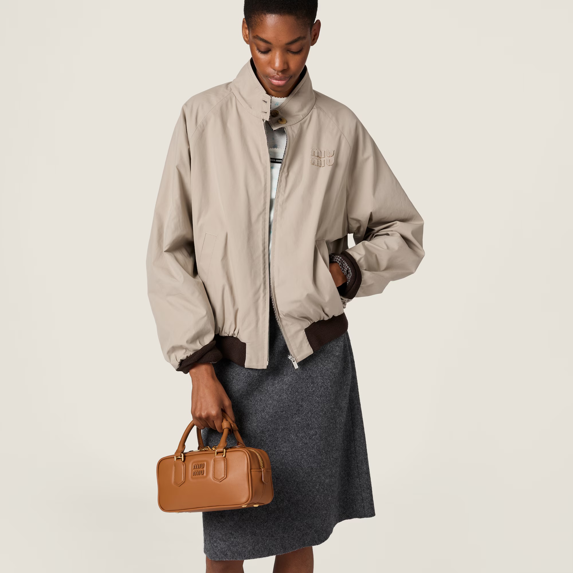 Miu Miu bomber with bag